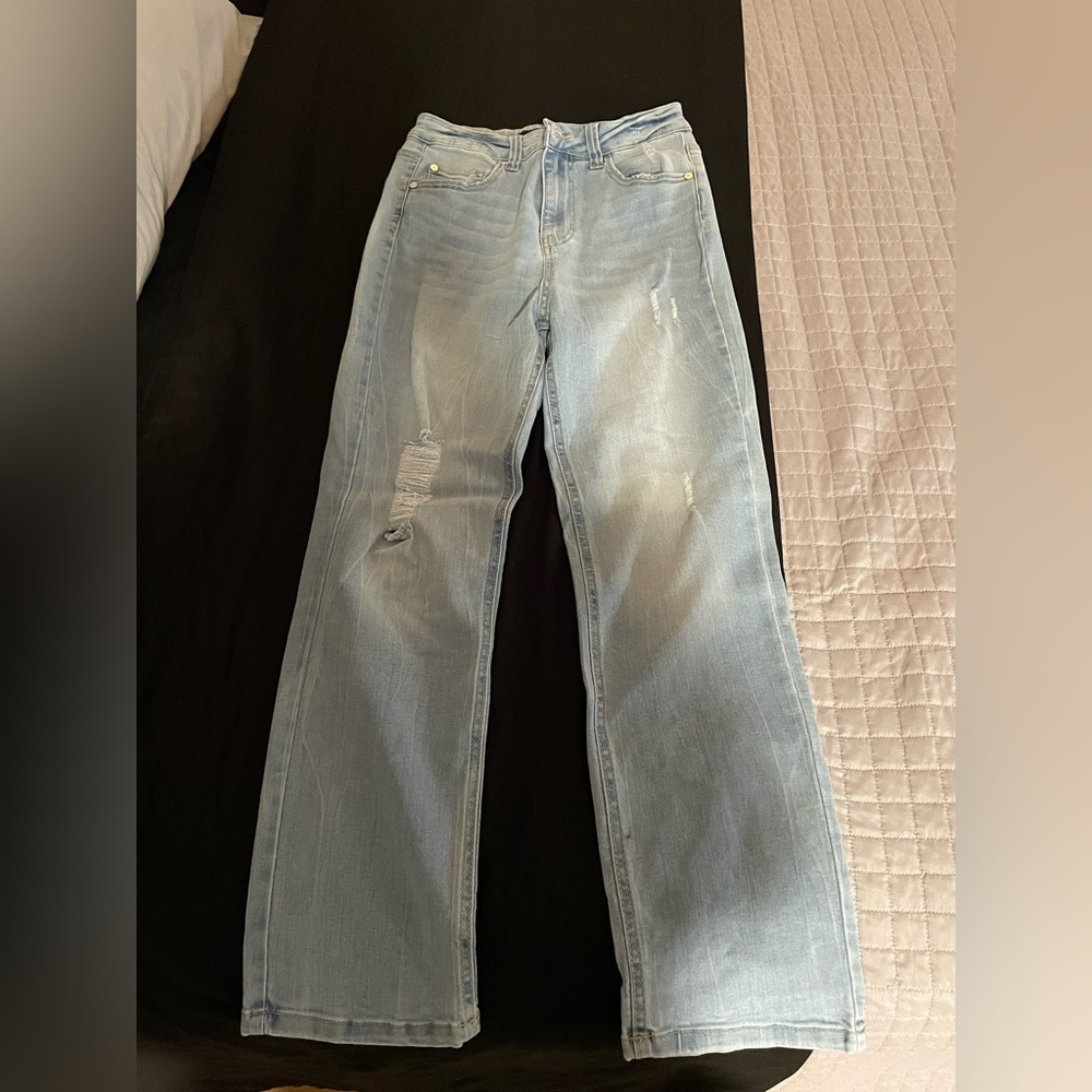 Indigo Blue Light Denim Jeans